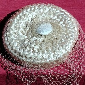 Vintage Women's Woven Pill Box Hat
